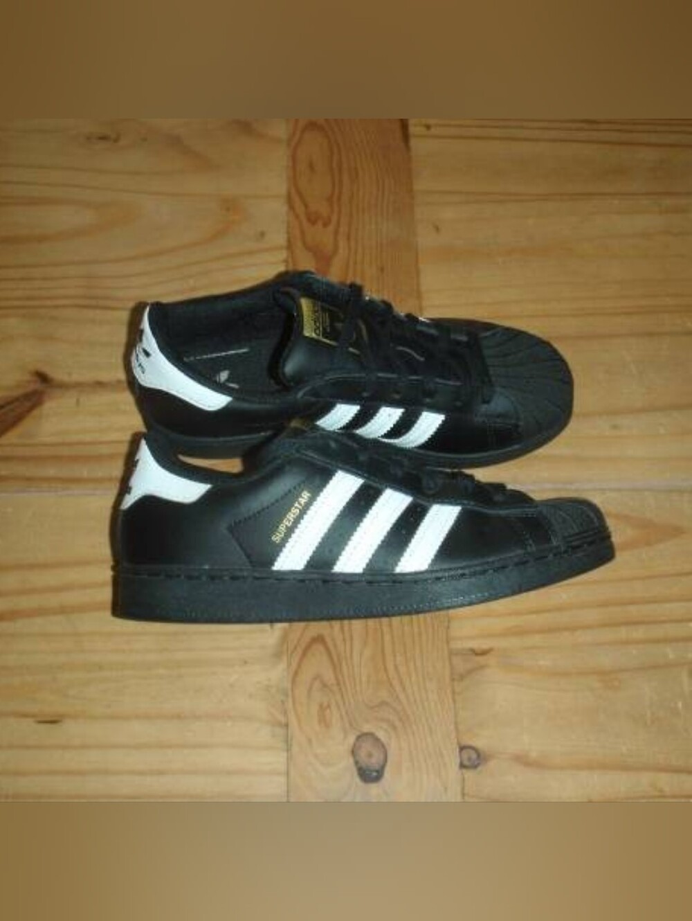 Adidas Superstar - Black & White - Youth Size 3